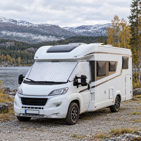 Thermomatte außen für Wohnmobil – verdunkelnd, 211 × 171 cm